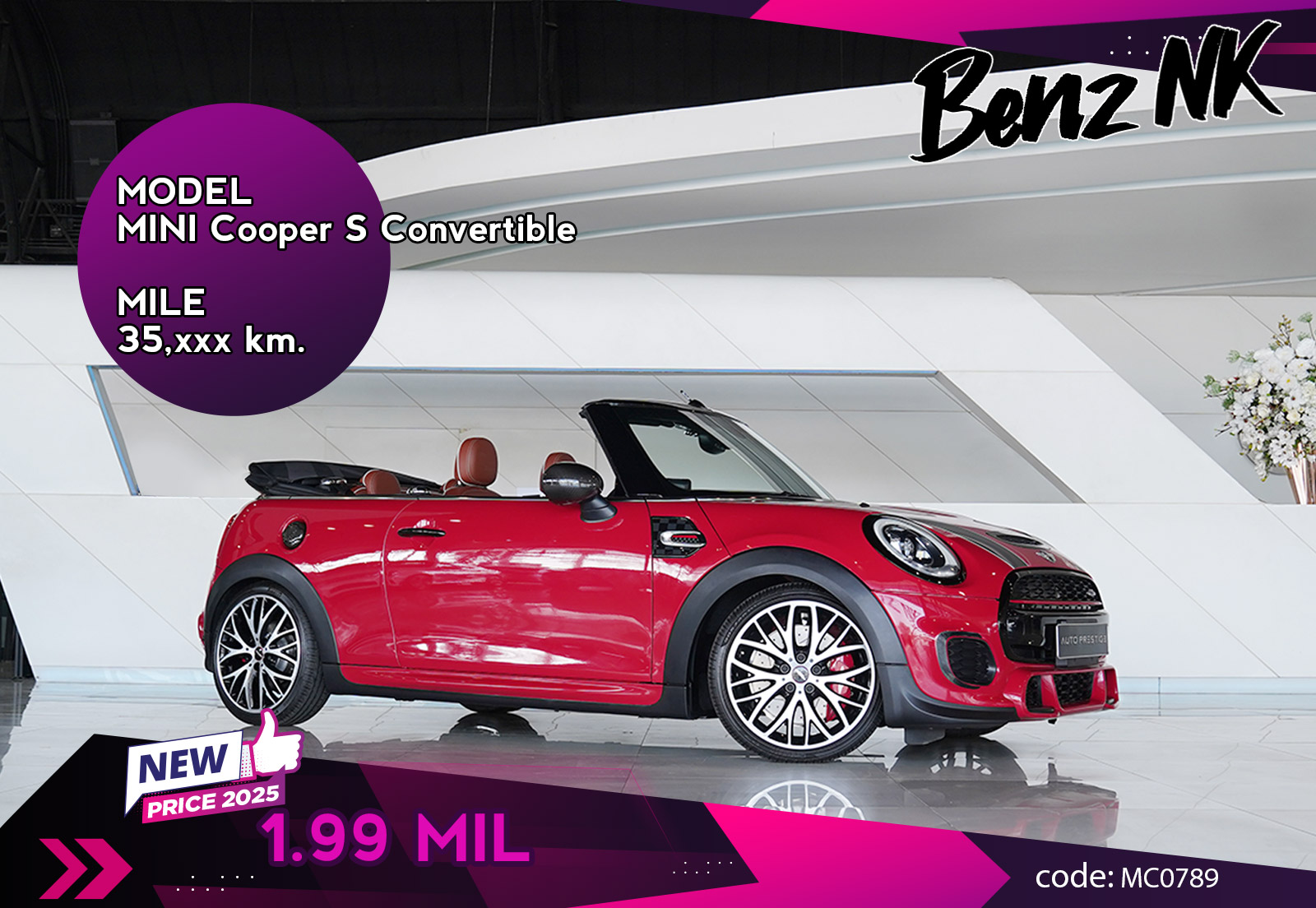 MINI Cooper S Cabrio RHD